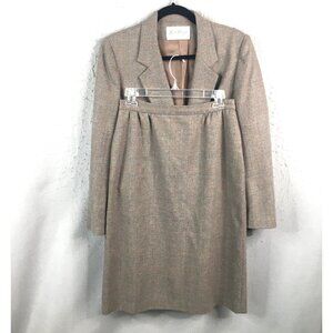 Suits Galore by Jim Baldwin Skirt Suit Womens 10 Gray Glenn Plaid Old Money Wool